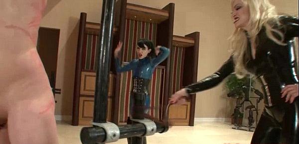  Latex Loving Bitches Give A Spanking